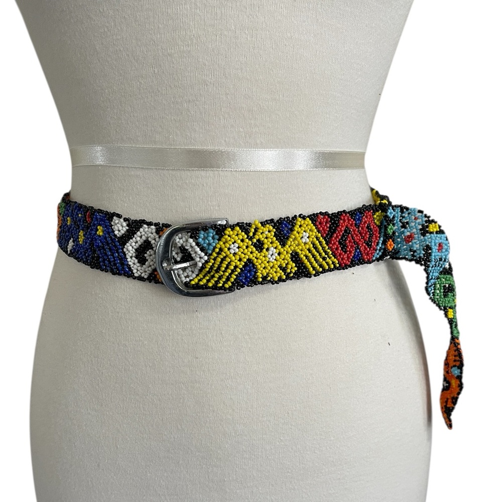 Handmade Native American Tribal Inspired Seed Bead Belt